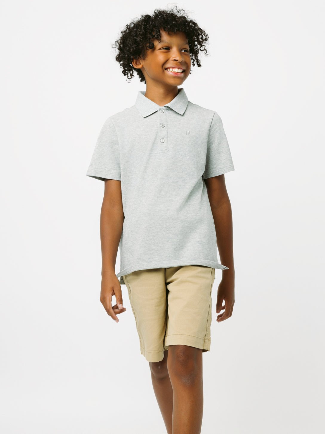 Kids Basic Chino Shorts - Tan - Little Bipsy