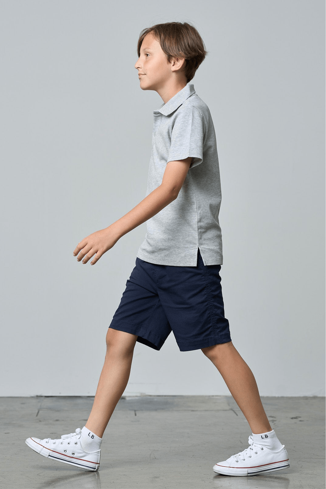 Basic Chino Short - Navy - Little Bipsy