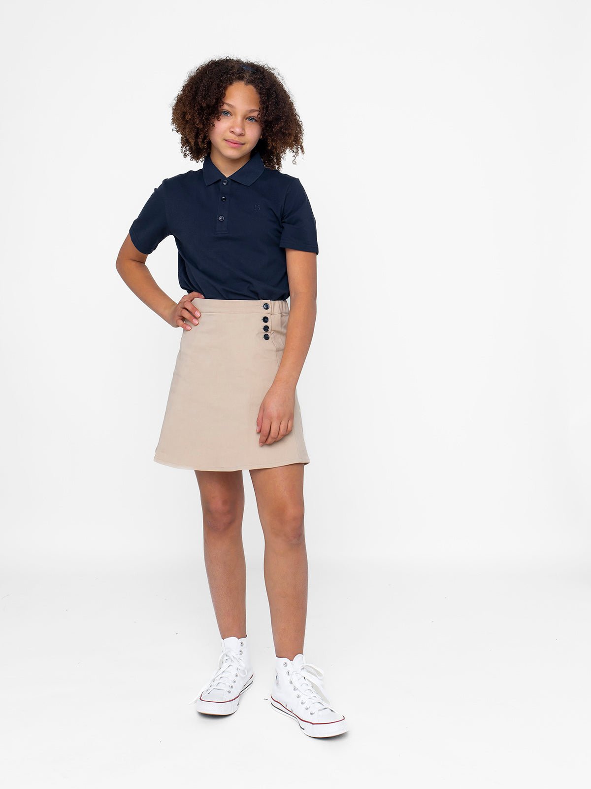 Basic Skirt - Camel - Little Bipsy