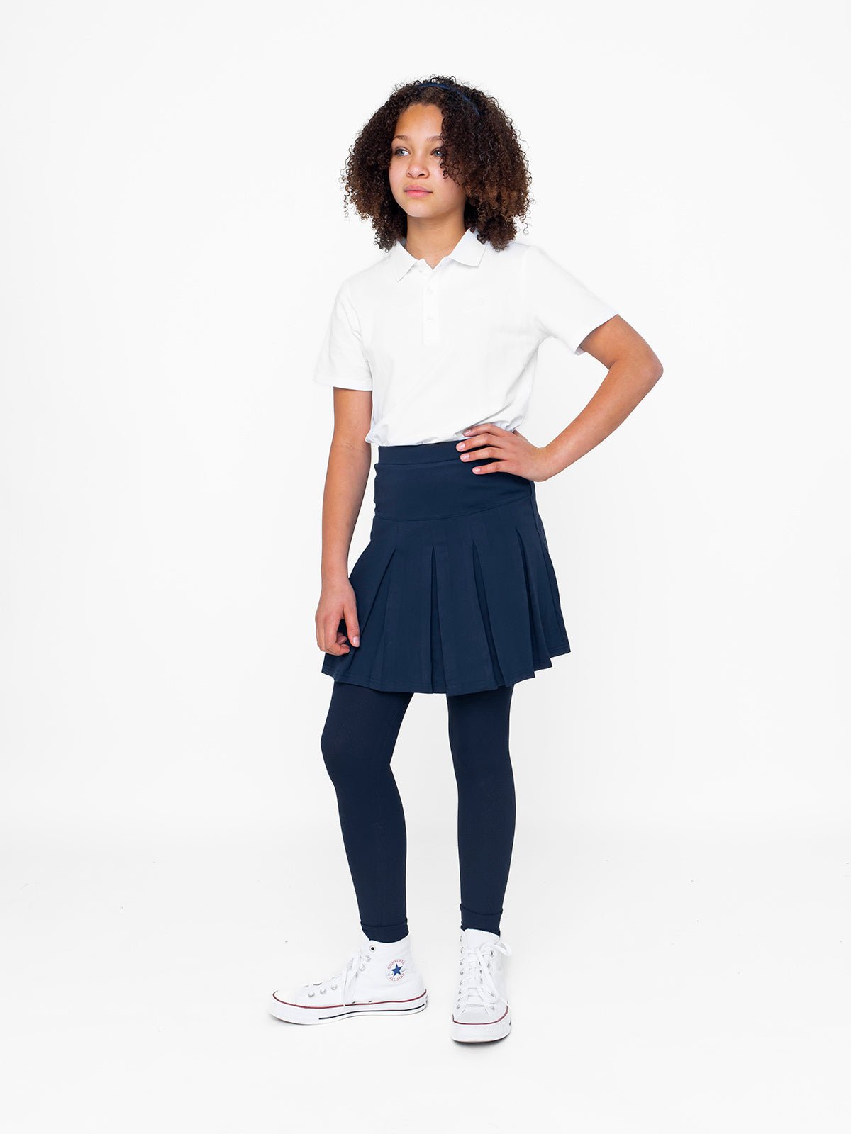Basic Skort - Navy - Little Bipsy