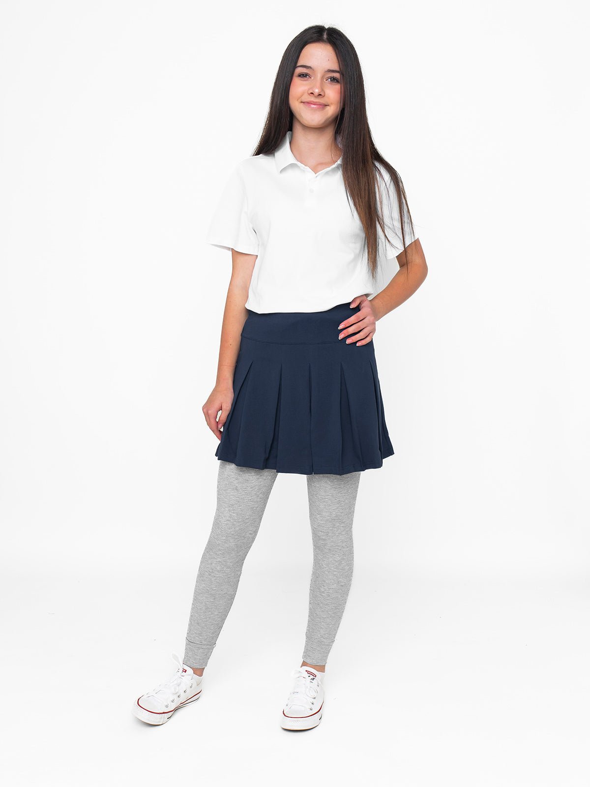 Basic Skort - Navy - Little Bipsy
