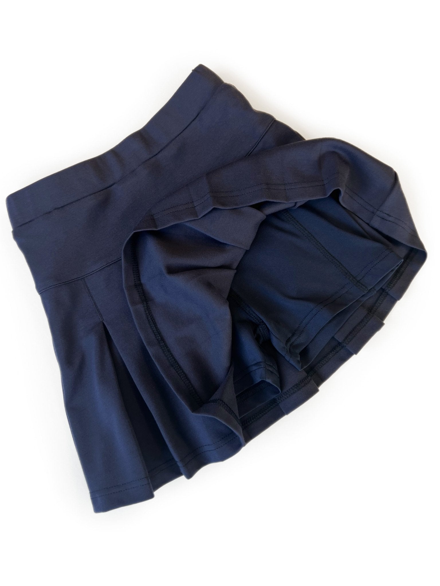 Kids Uniform Basic Skort - Navy Blue - Little Bipsy