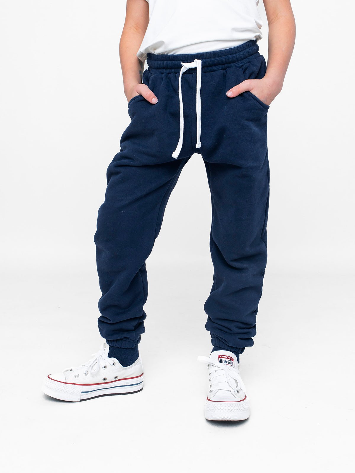 Basic Sweatpant - Navy - Little Bipsy