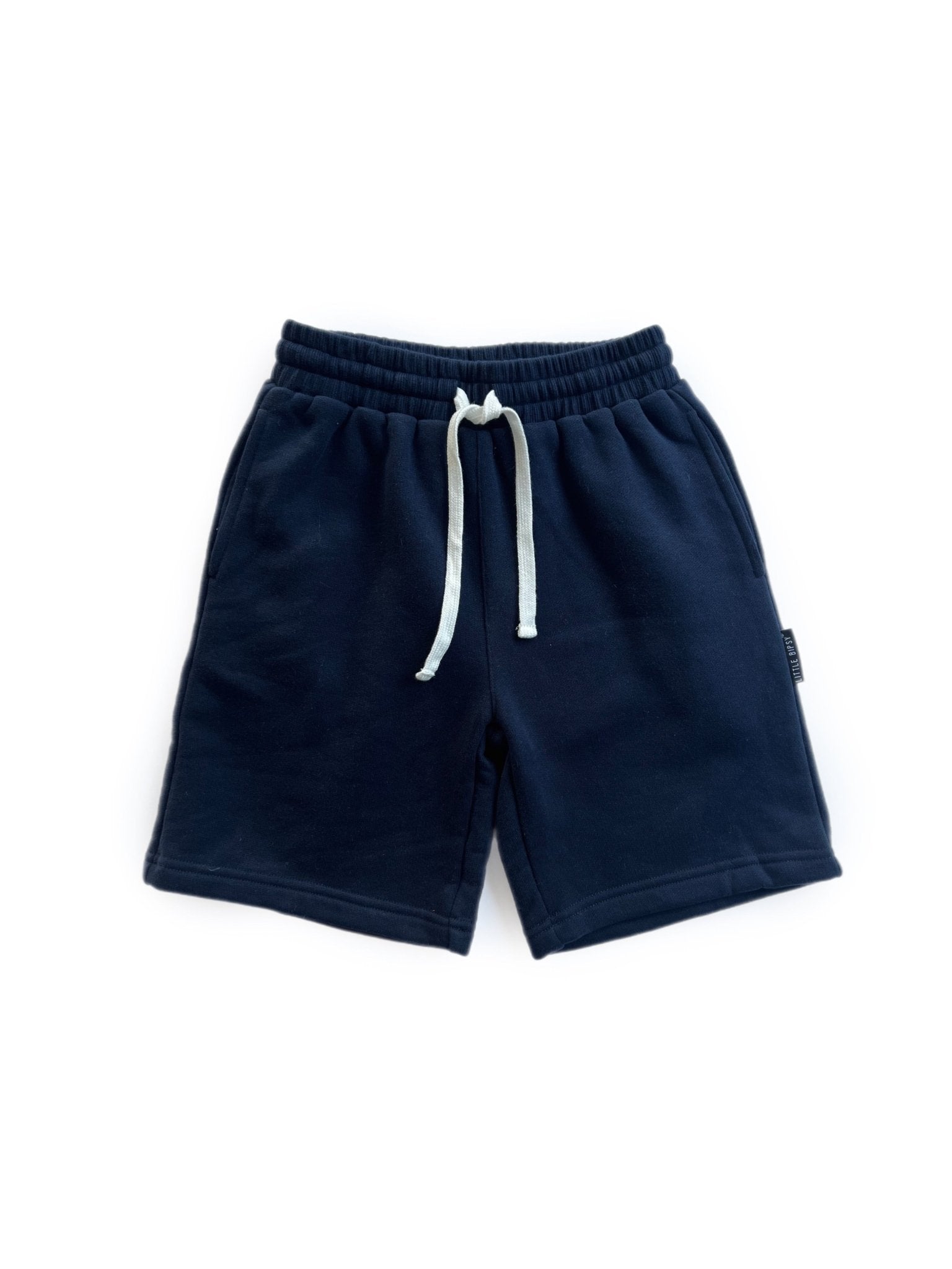 Basic Sweatshort - Navy - Little Bipsy