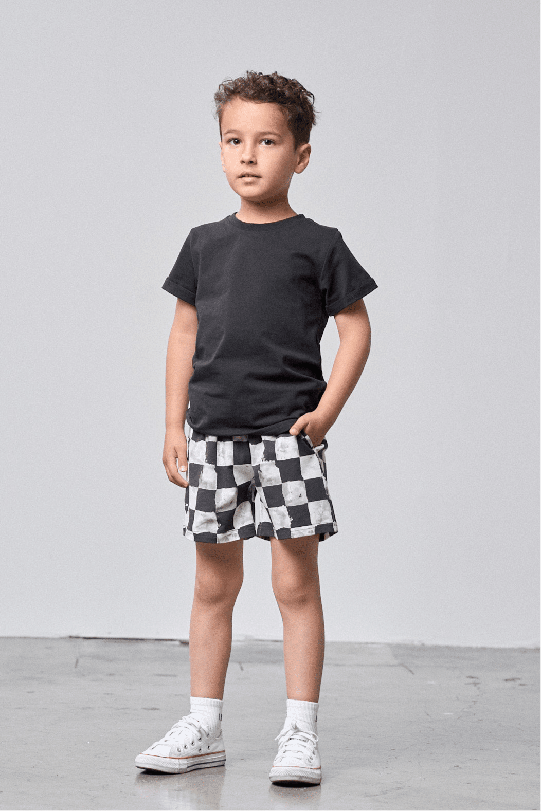 Basic Tee - Black - Little Bipsy