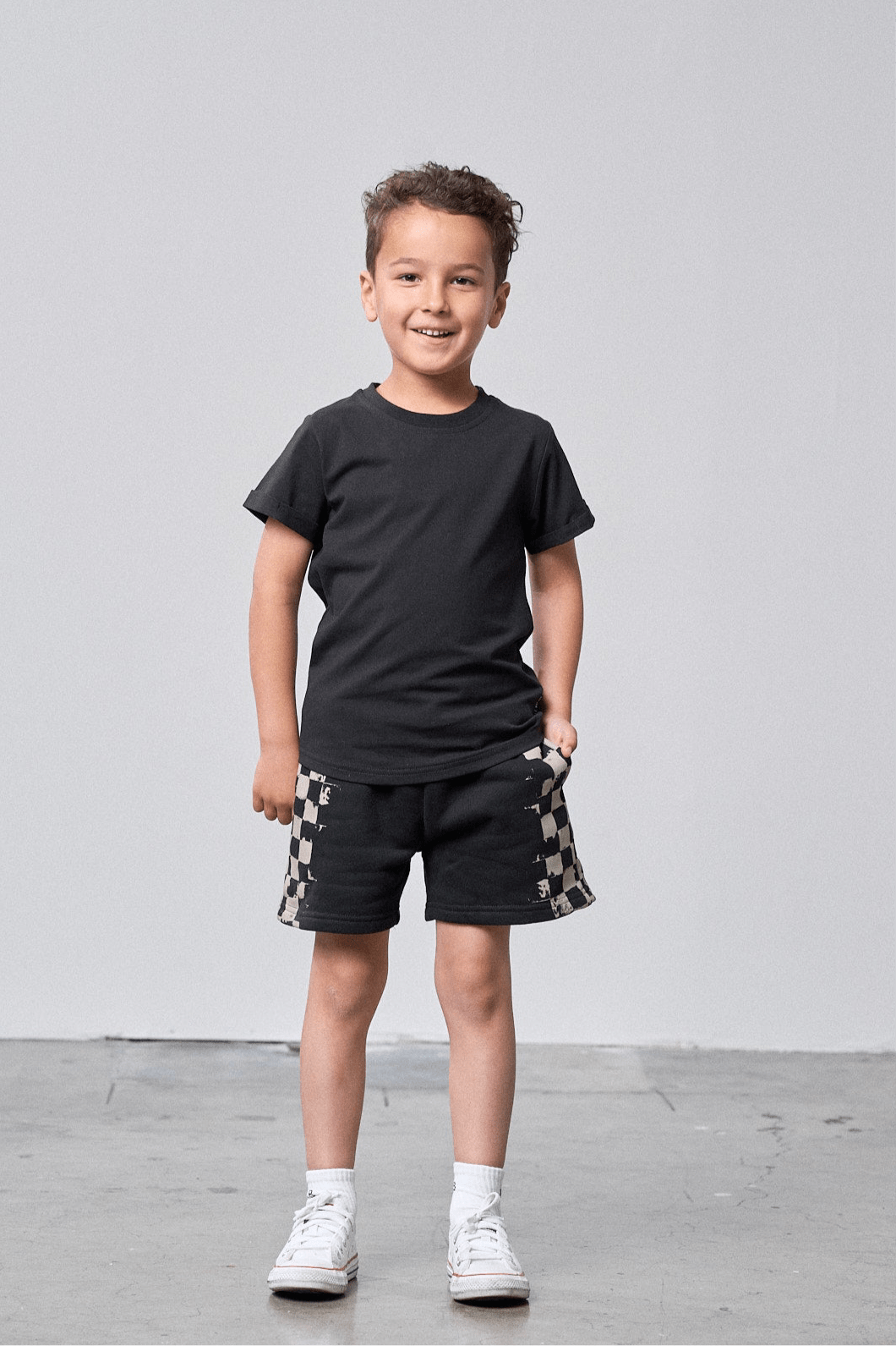 Basic Tee - Black - Little Bipsy