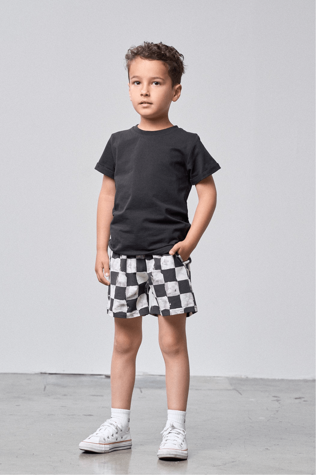 Basic Tee - Black - Little Bipsy
