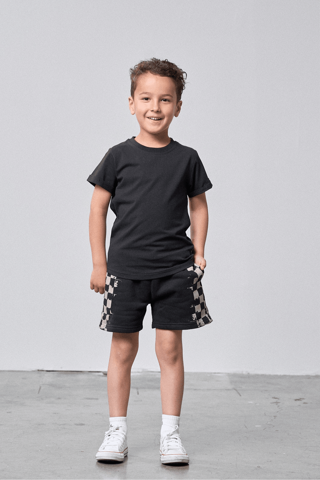 Basic Tee - Black - Little Bipsy