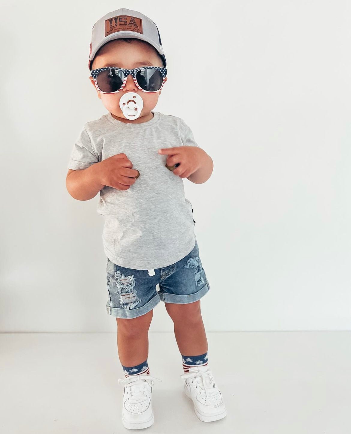 Basic Tee - Grey - Little Bipsy