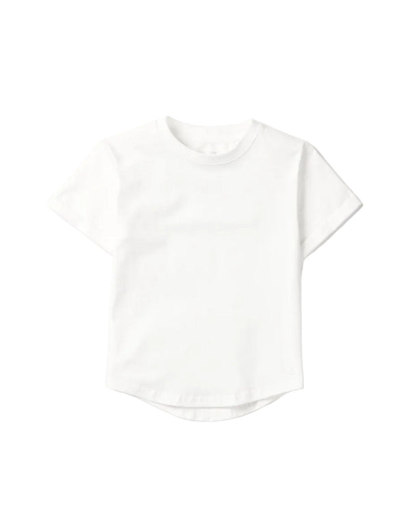 Basic Tee - White - Little Bipsy