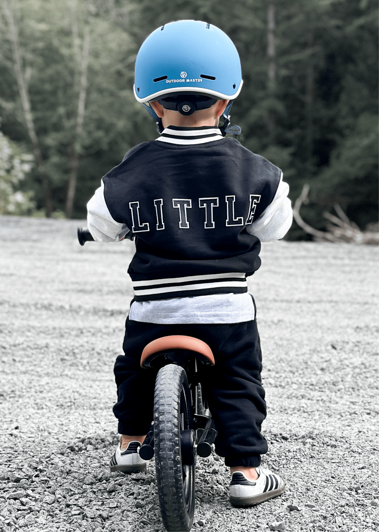 Black Varsity Letter Patch - Little Bipsy