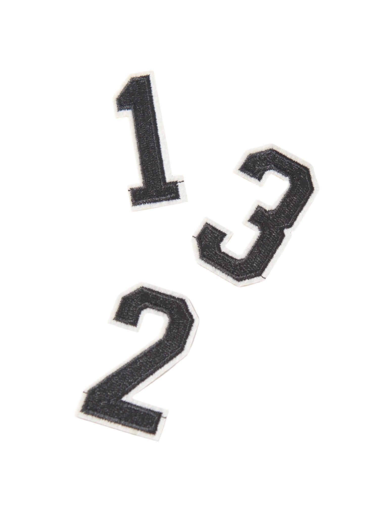 Black Varsity Number Patch - Little Bipsy