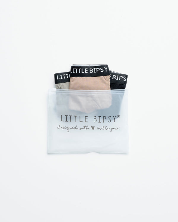 Boxer Brief 3-Pack - Waffle Collection - Little Bipsy