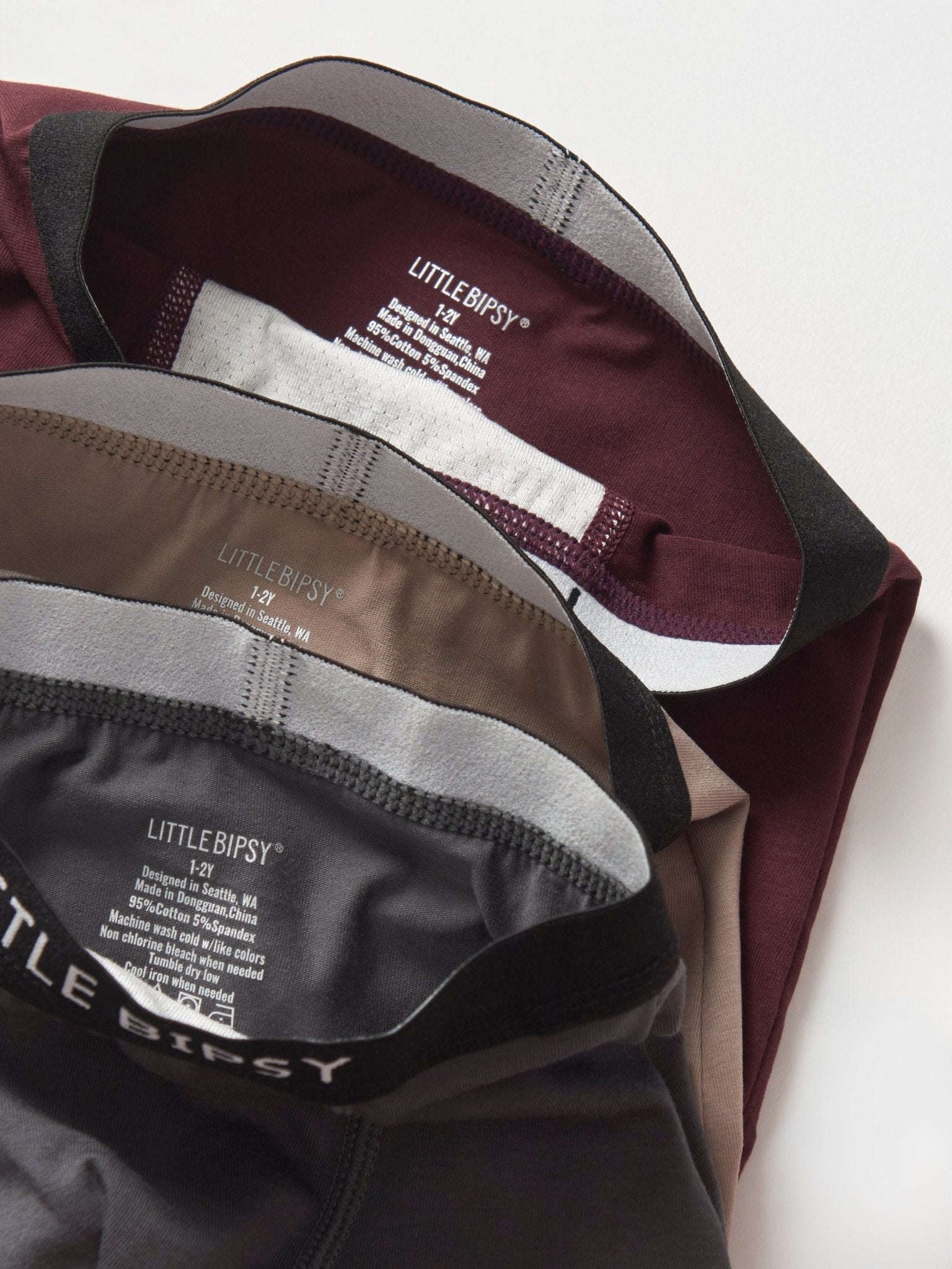 Boxer Brief 3 - Pack - Waffle Collection - Little Bipsy