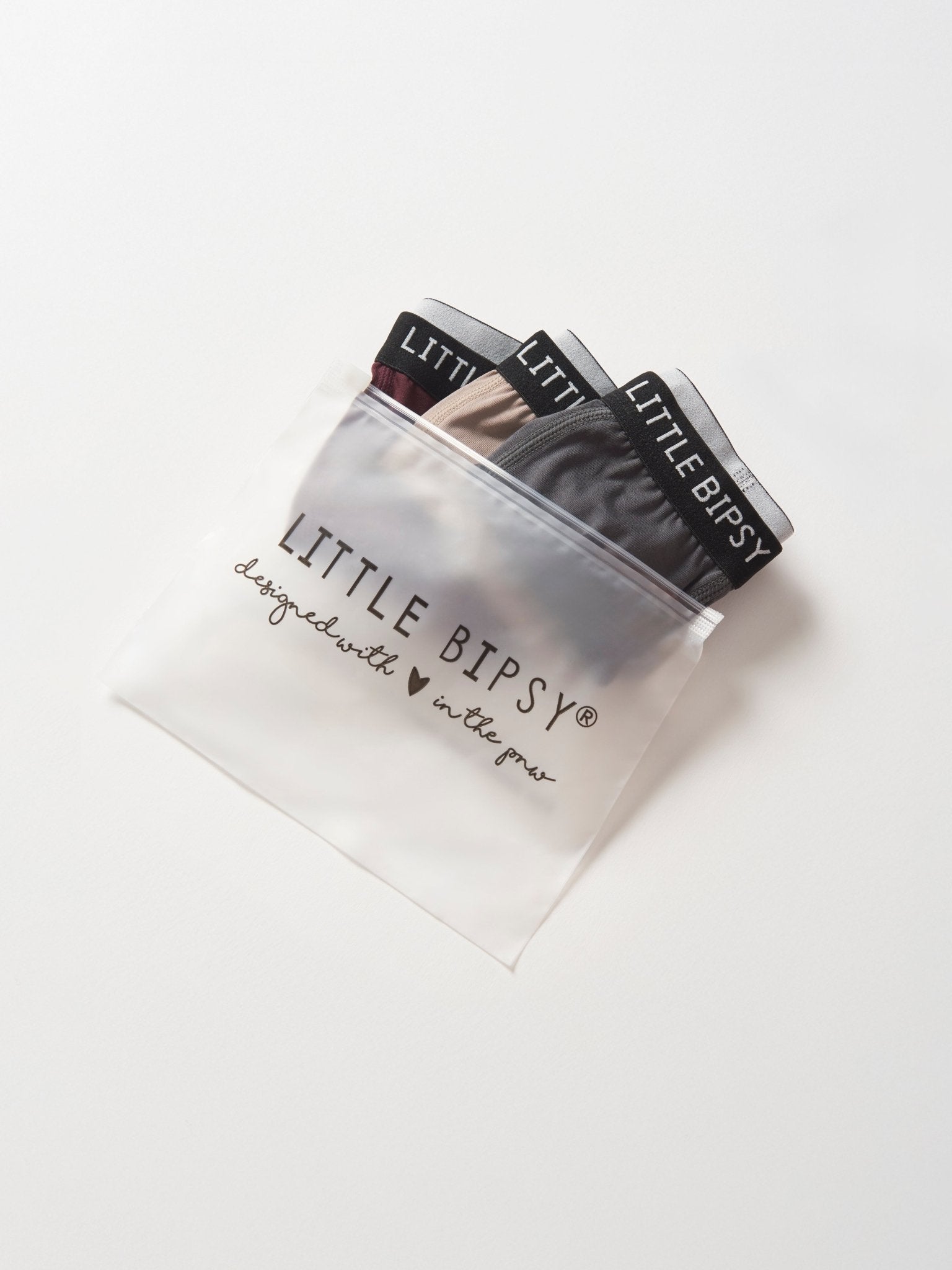 Boxer Brief 3 - Pack - Waffle Collection - Little Bipsy