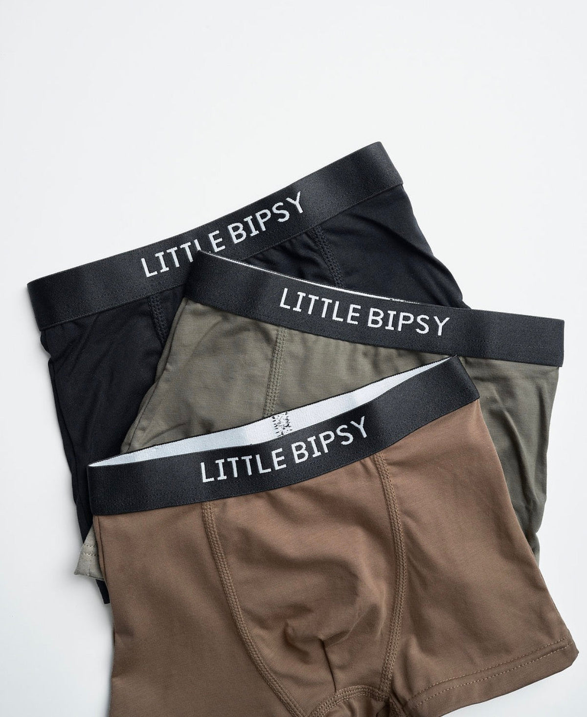 Boxer Brief 3-Pack - Waffle Collection - Little Bipsy
