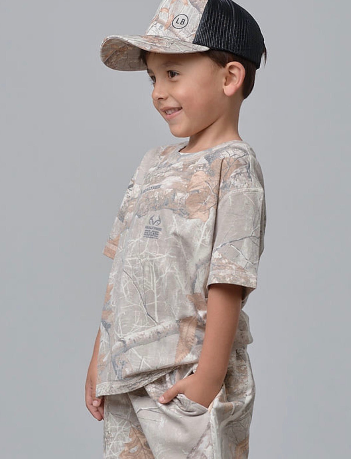 Boxy Tee - Edge Colors Driftwood® - Little Bipsy