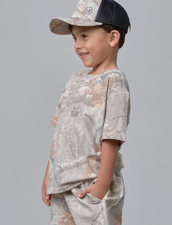 Boxy Tee - Edge Colors Driftwood® - Little Bipsy