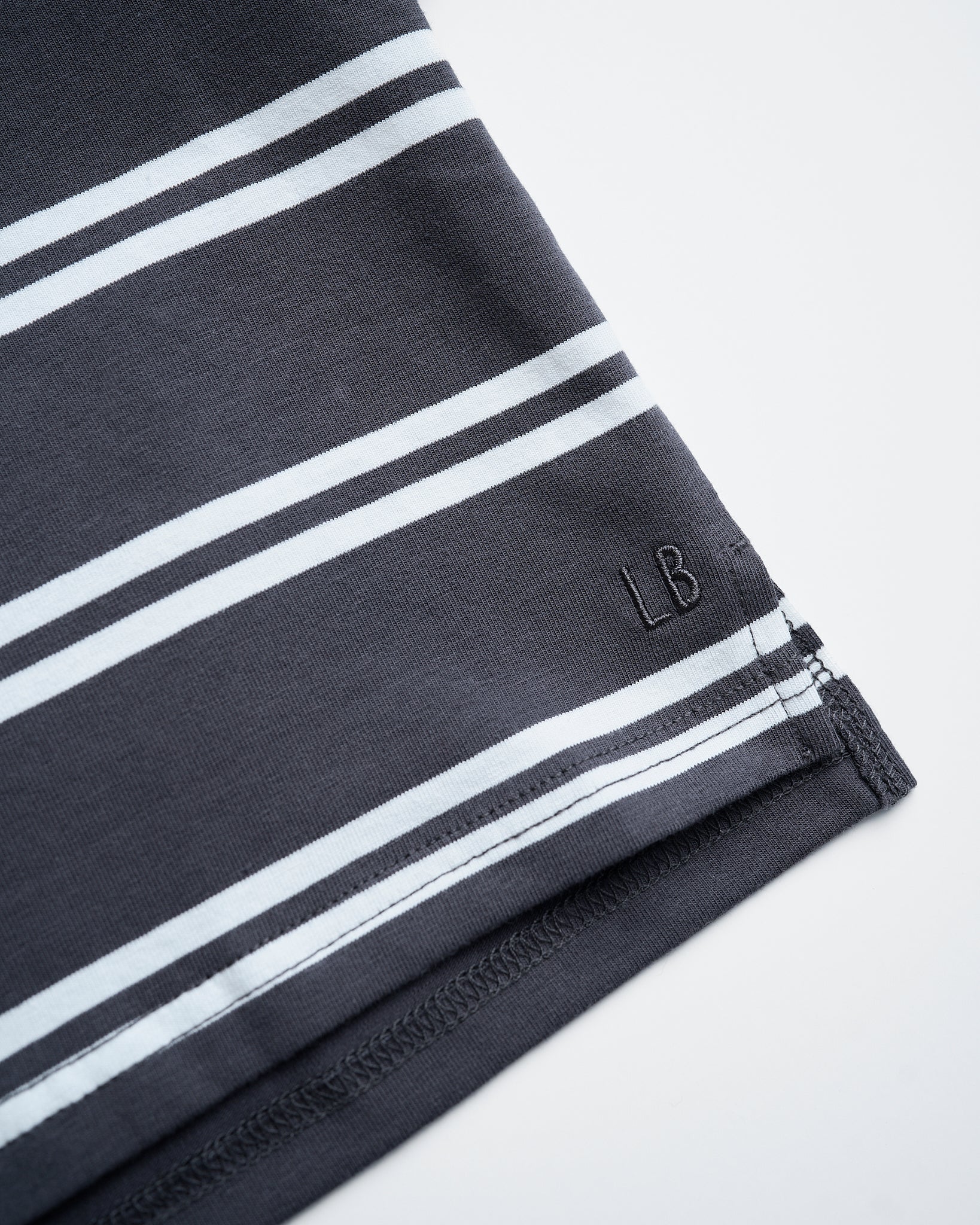 Boxy Tee - Iron Stripe - Little Bipsy