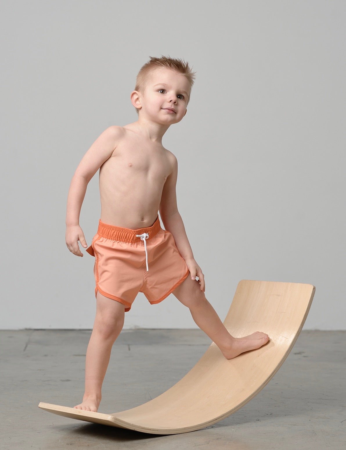 Boy's Swim Short - Melon - Little Bipsy