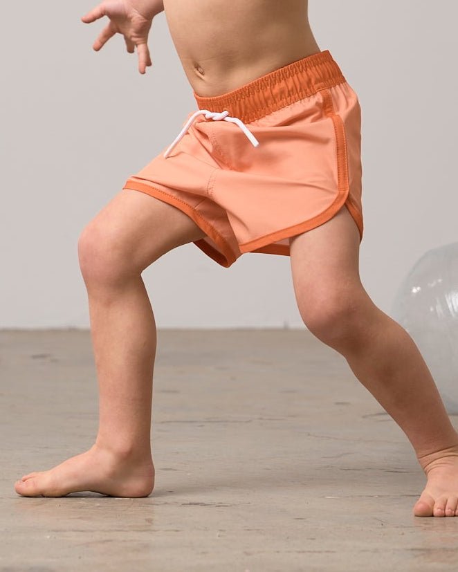 Boy's Swim Short - Melon - Little Bipsy