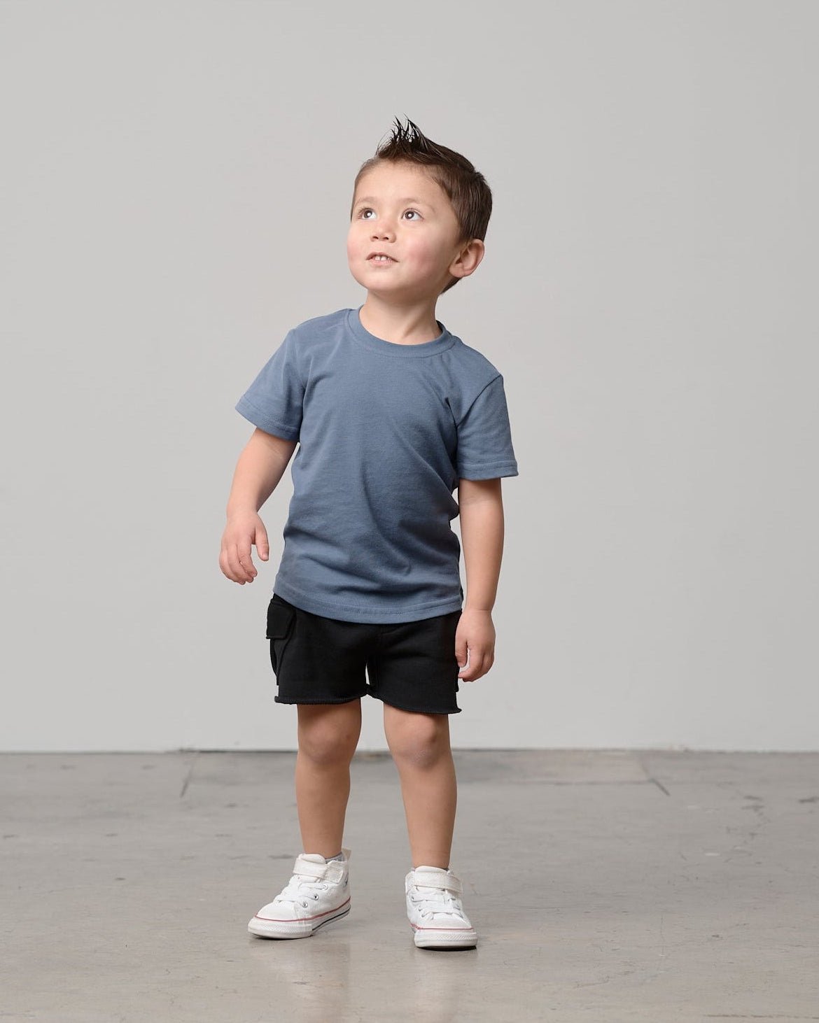 Cargo Short - Black - Little Bipsy