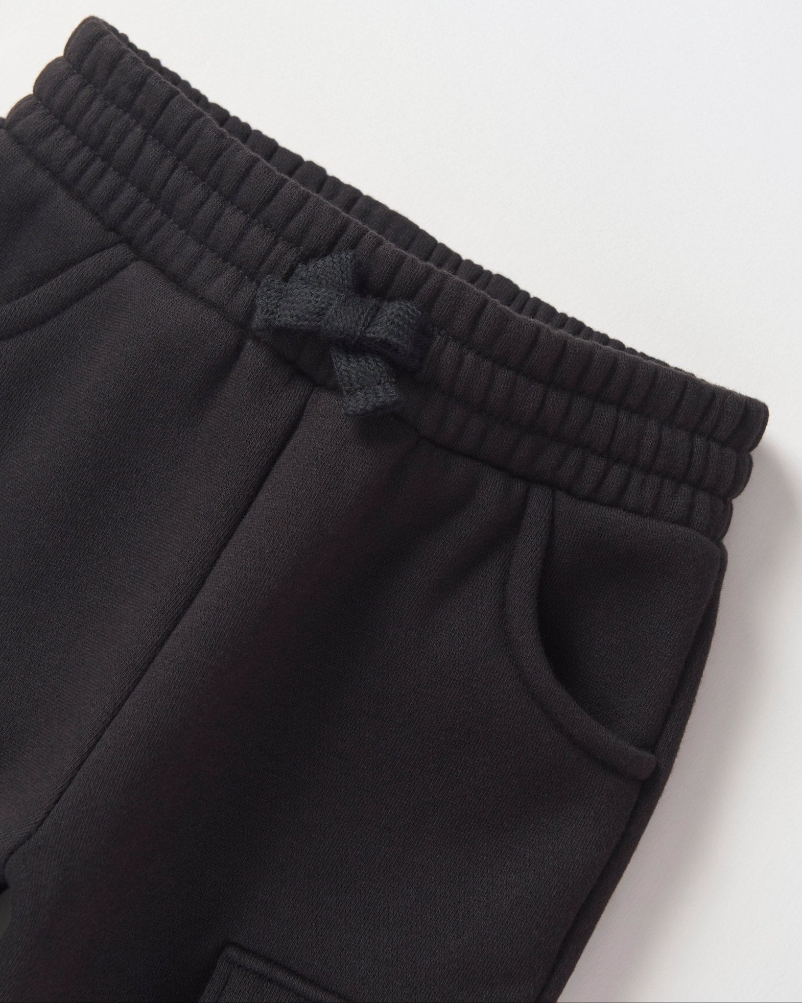 Cargo Sweatpant - Black - Little Bipsy