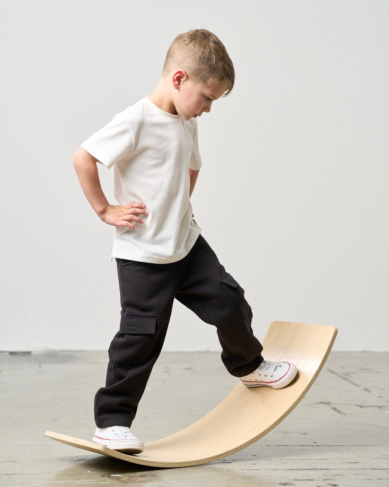 Cargo Sweatpant - Black - Little Bipsy