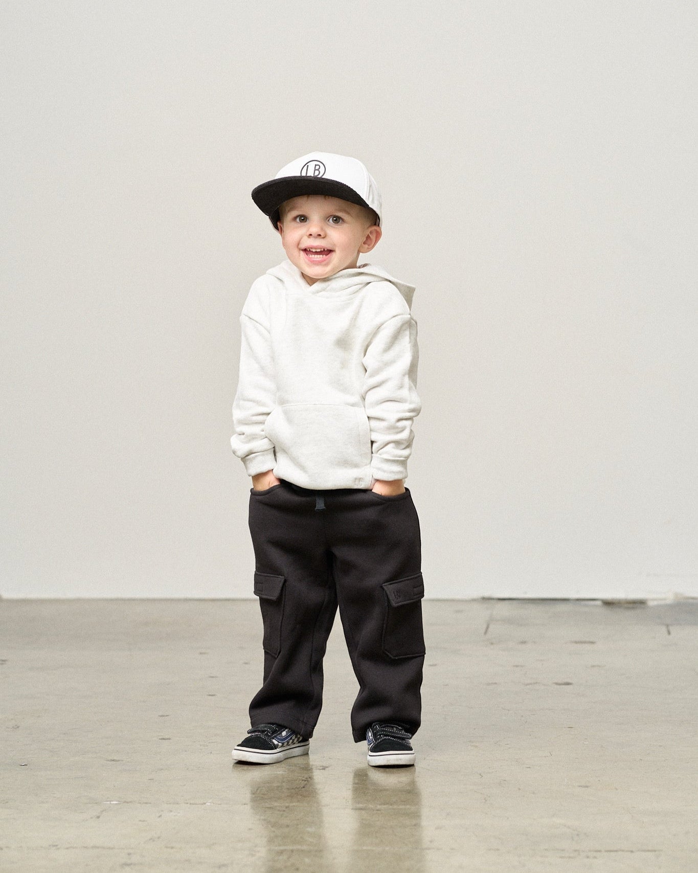 Cargo Sweatpant - Black - Little Bipsy