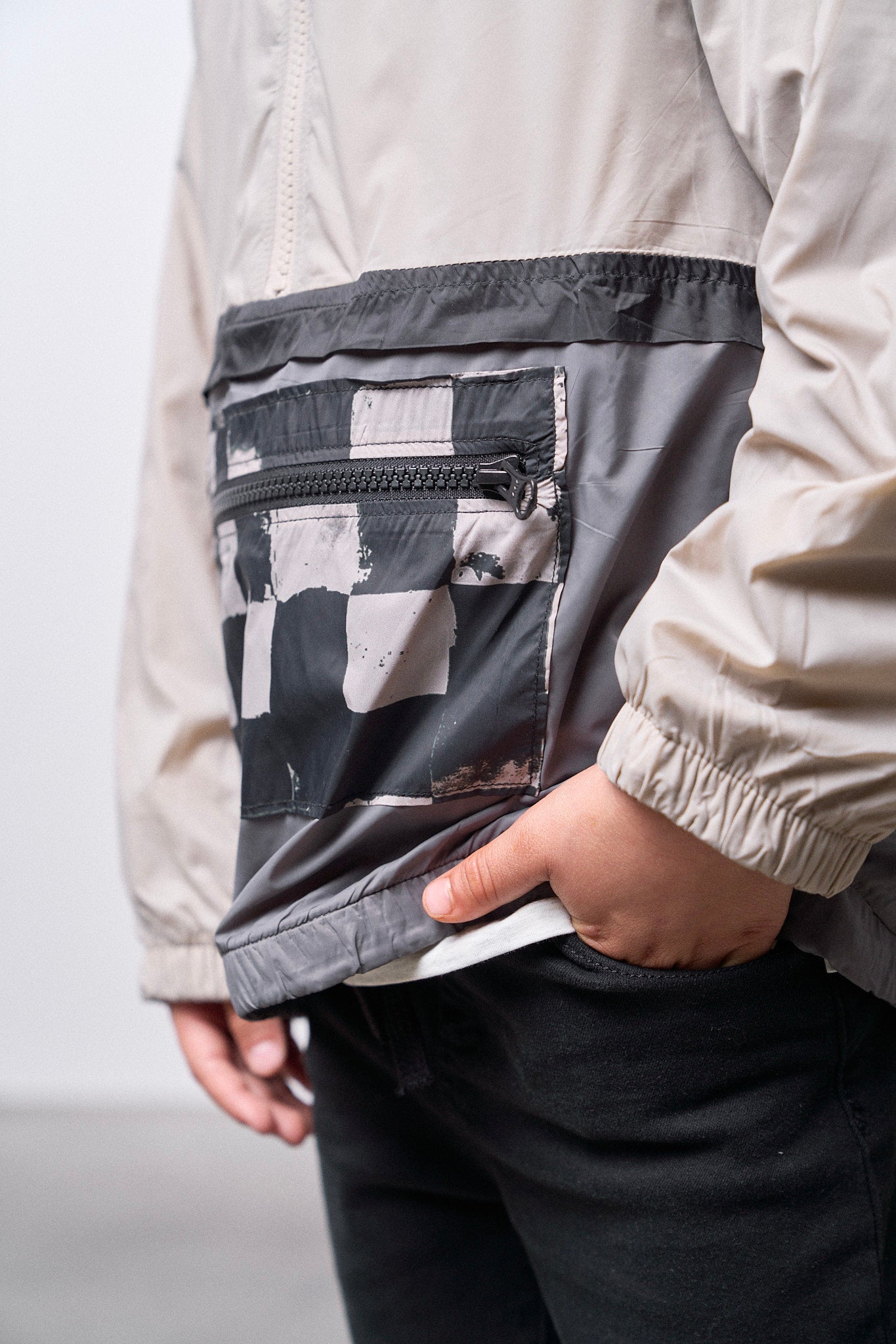Check Block Windbreaker - Little Bipsy