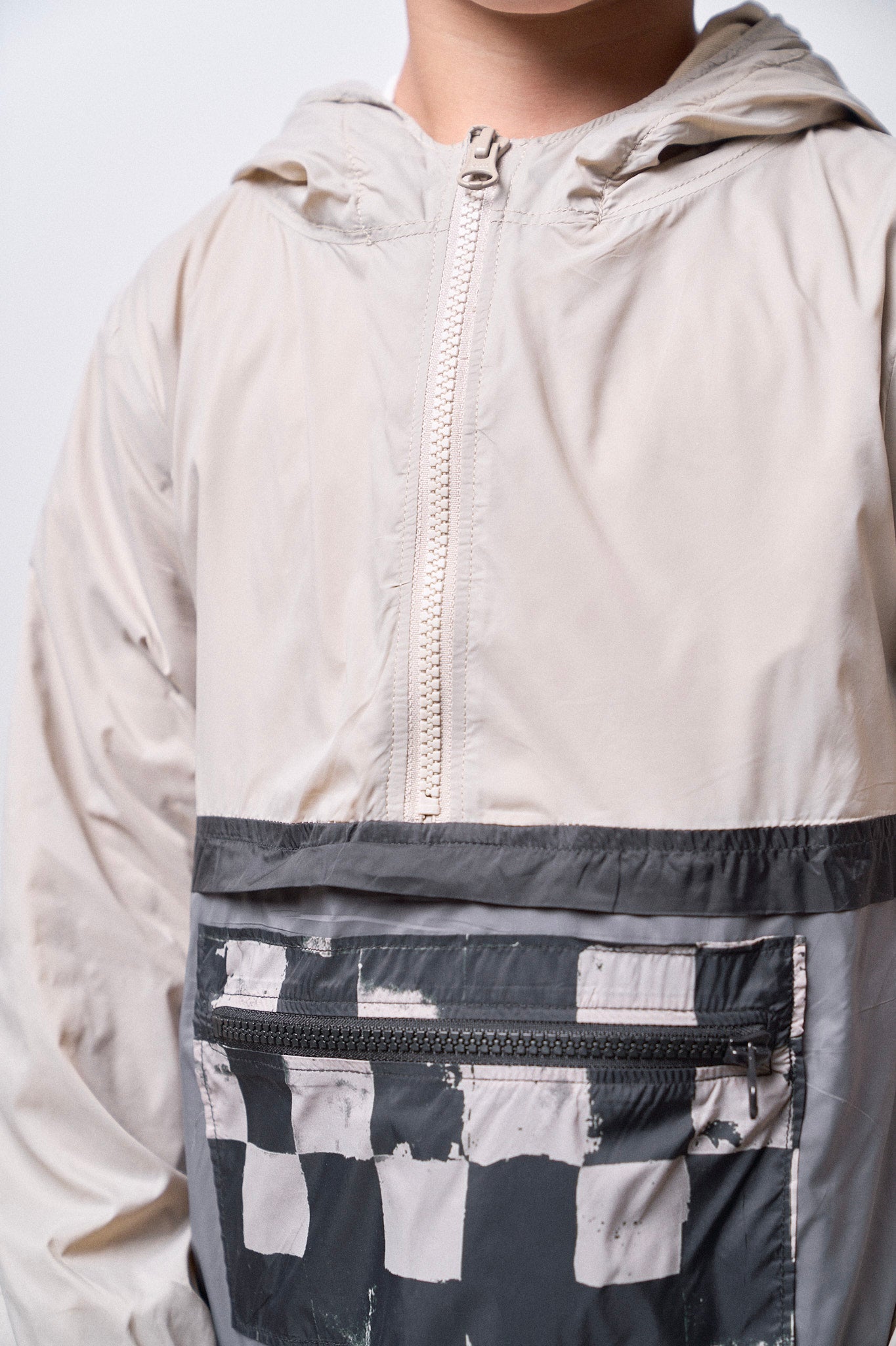 Check Block Windbreaker - Little Bipsy