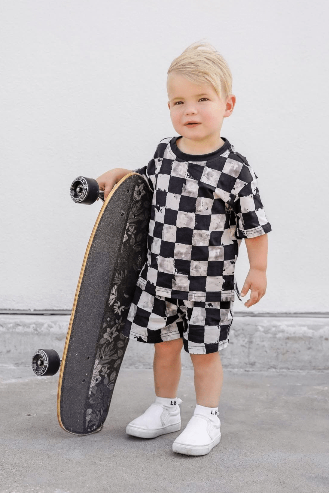 Checkered Tee - Little Bipsy
