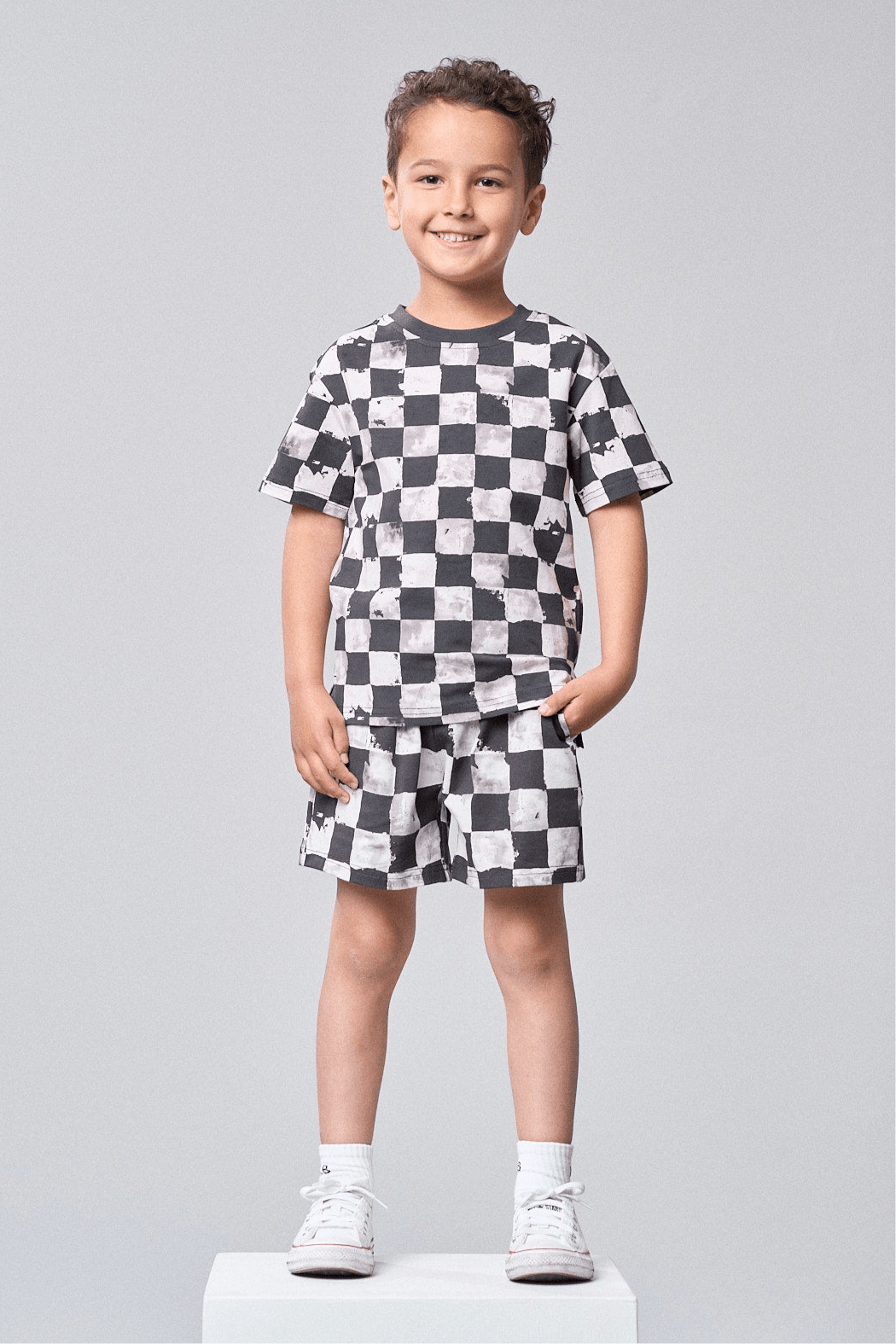 Checkered Tee - Little Bipsy