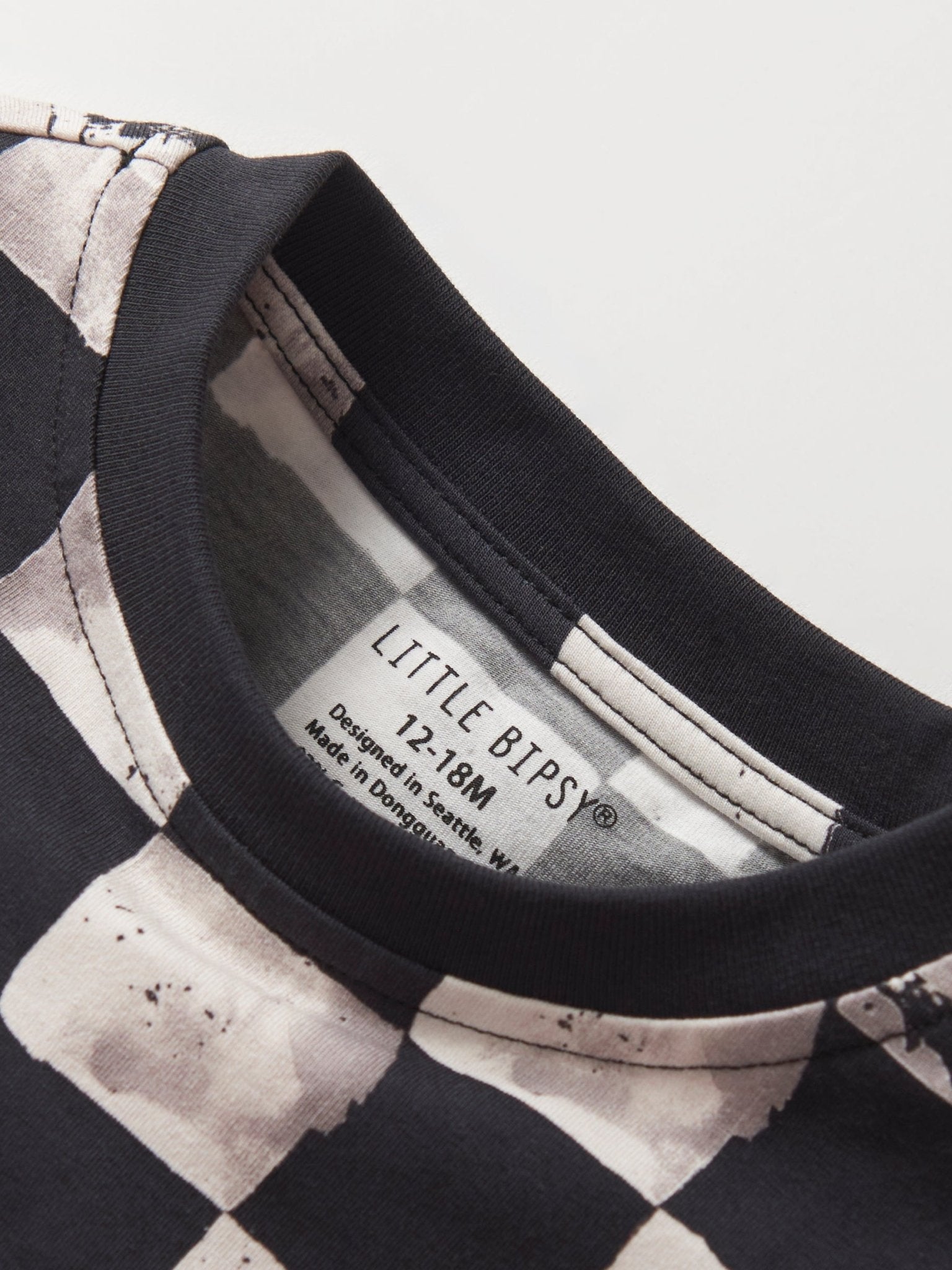 Checkered Tee - Little Bipsy