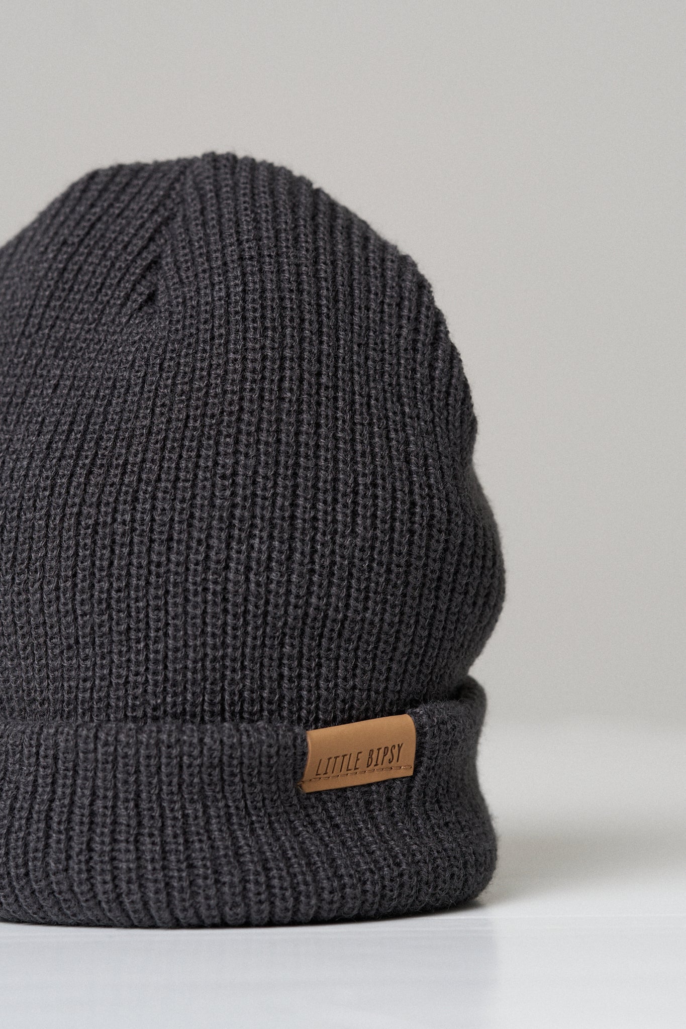 Chunky Knit Beanie - Shadow - Little Bipsy