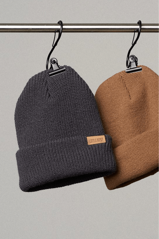 Chunky Knit Beanie - Shadow - Little Bipsy