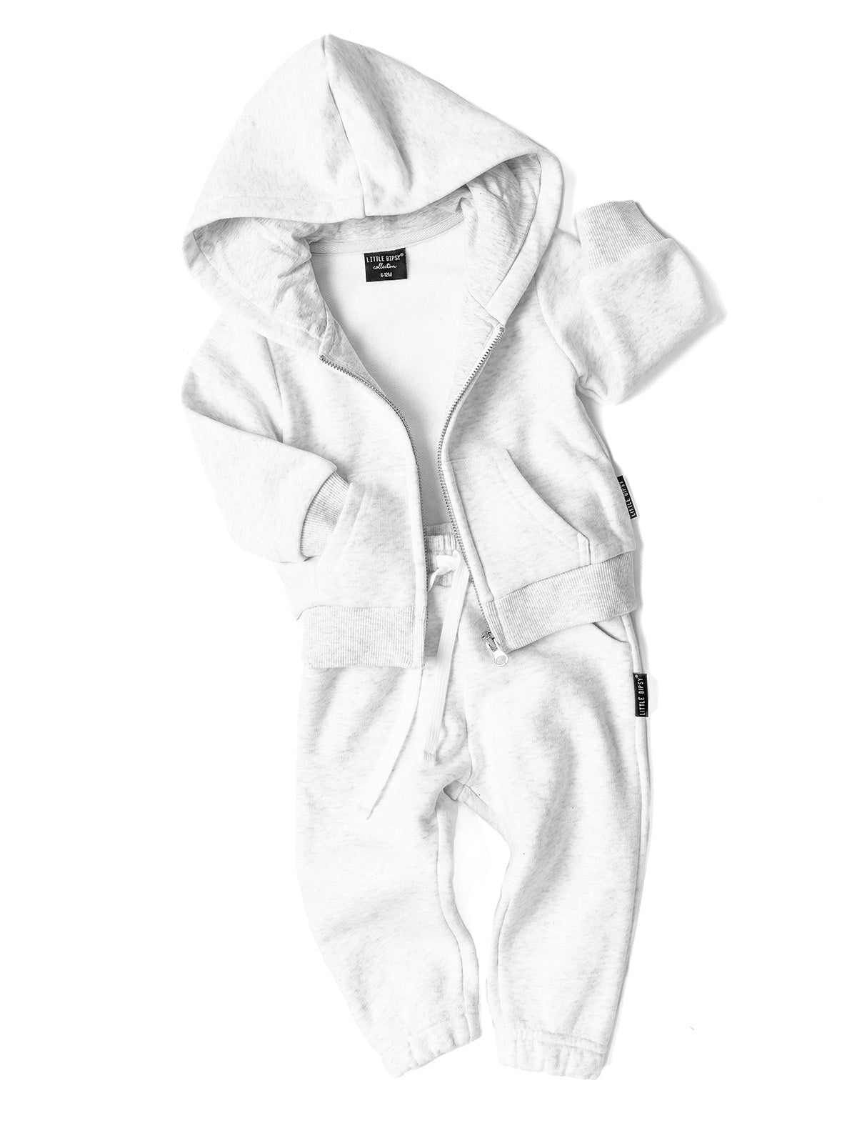 Classic Sweatpant - Light Heather Grey - Little Bipsy