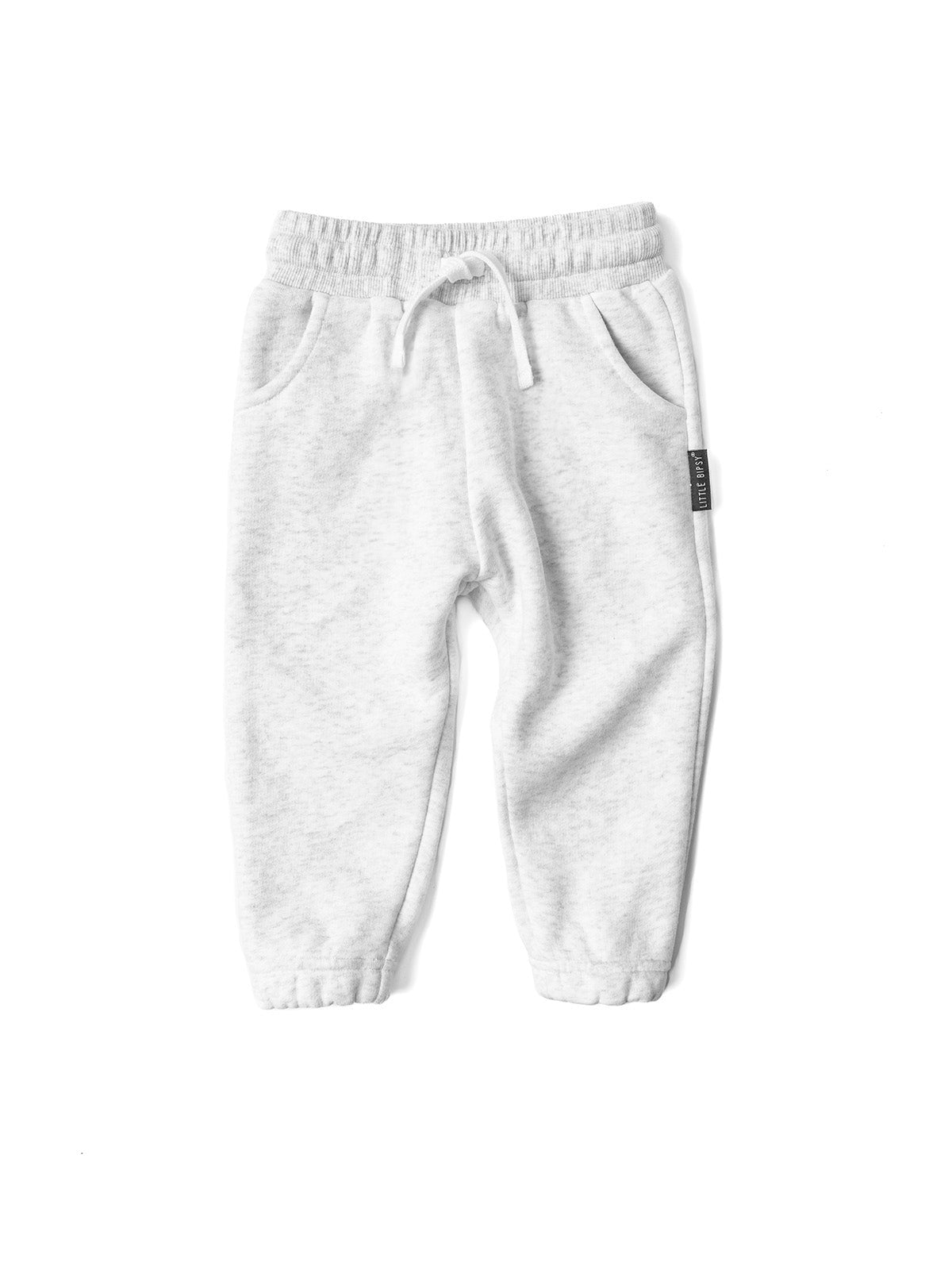 Classic Sweatpant - Light Heather Grey - Little Bipsy