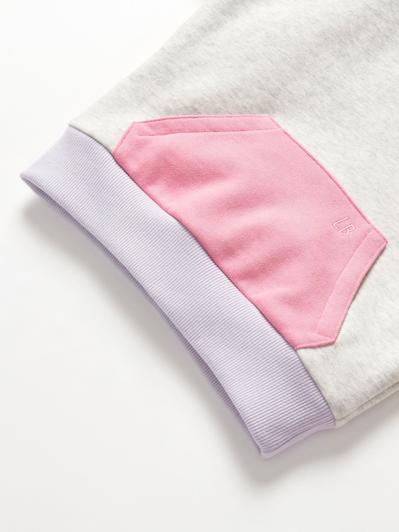Colorblock Mockneck Pullover - Rose - Little Bipsy