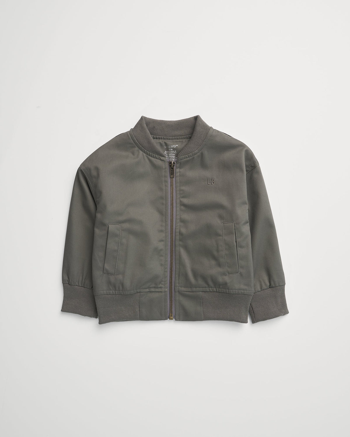 Cotton Twill Jacket - Green - Little Bipsy