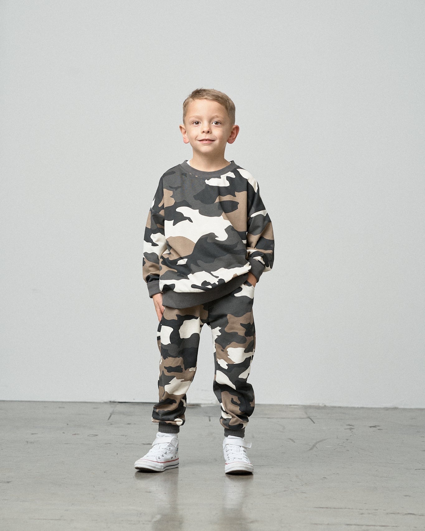 Crewneck - Camo - Little Bipsy