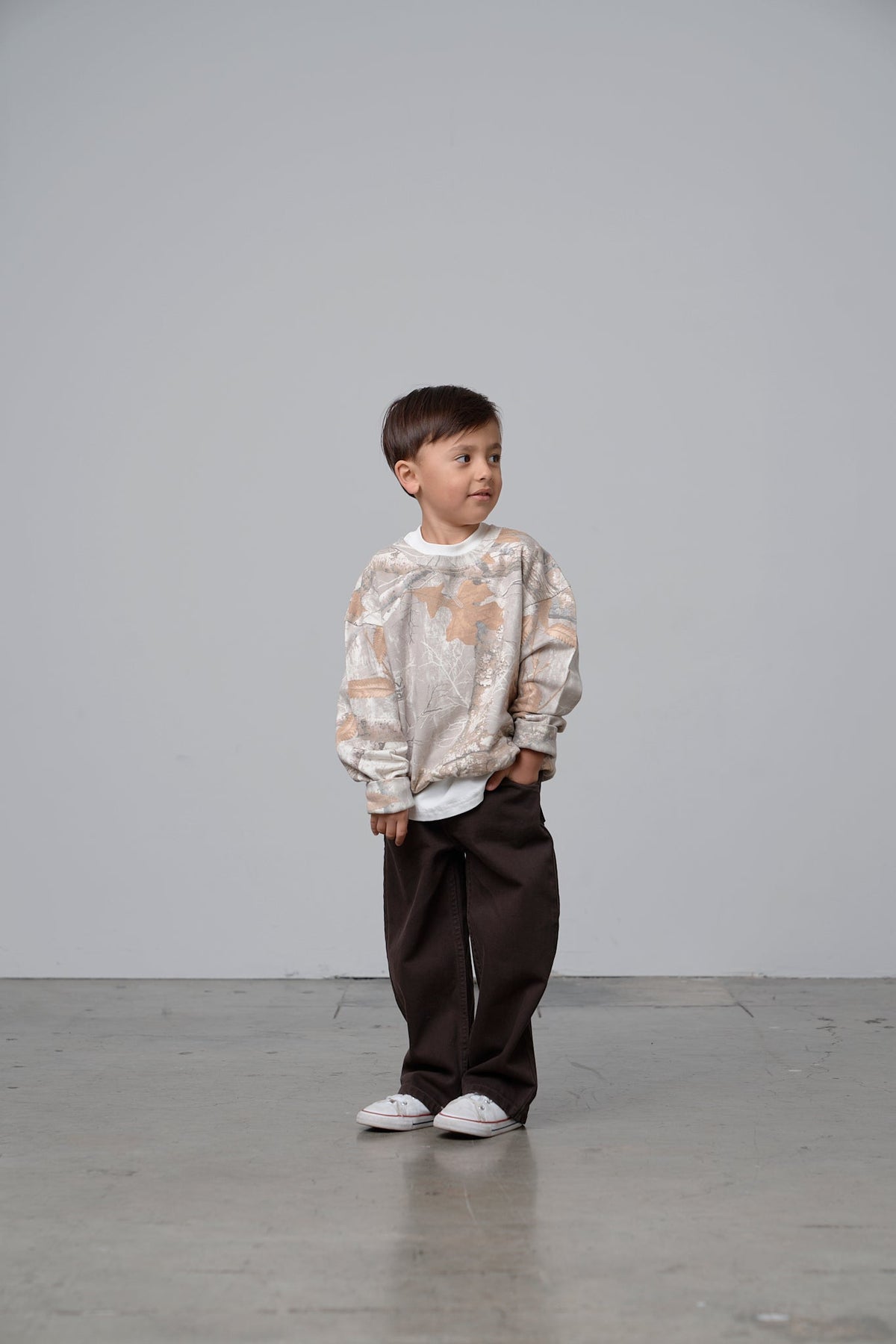 Crewneck - Edge Colors Driftwood® - Little Bipsy
