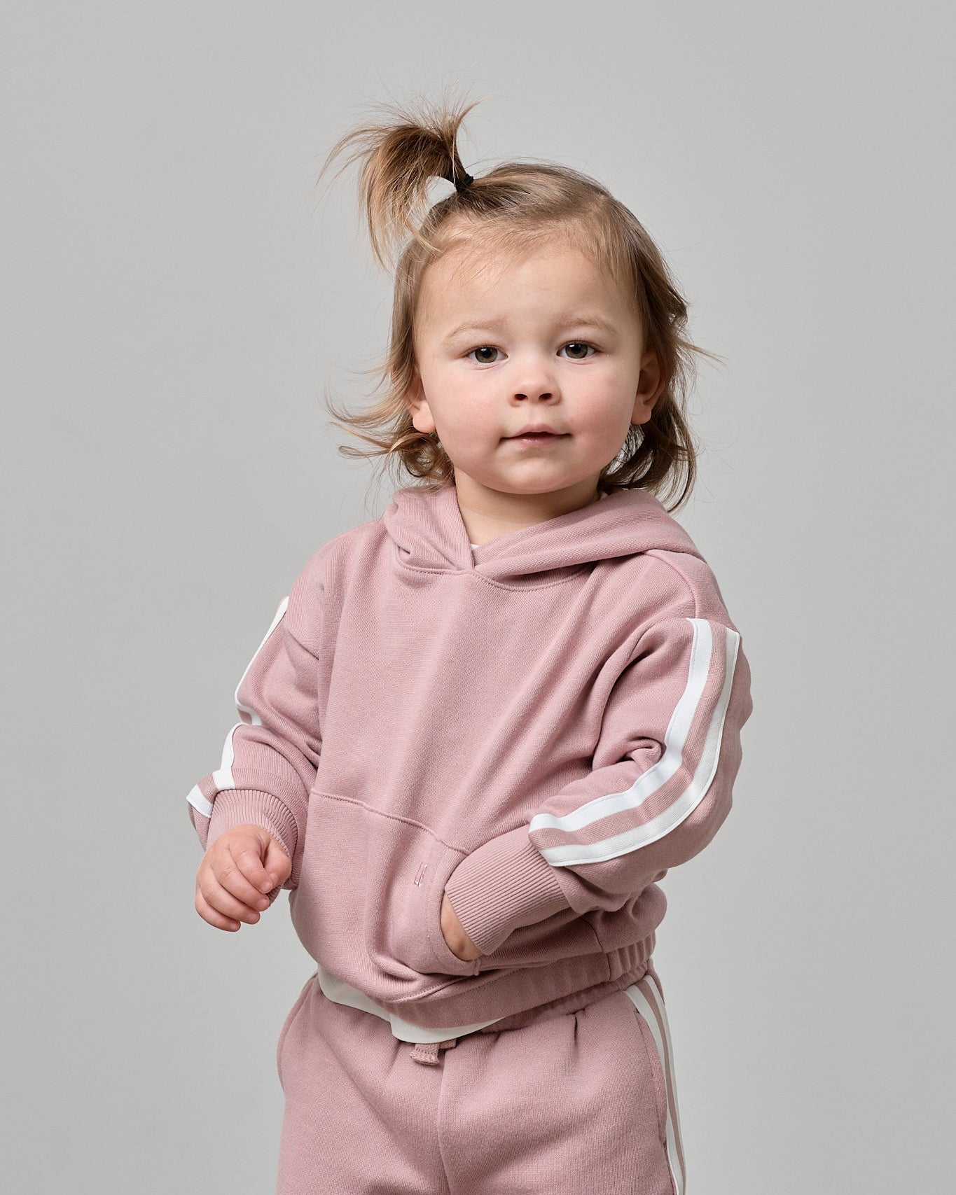 Cropped Hoodie - Dusty Rosewood
