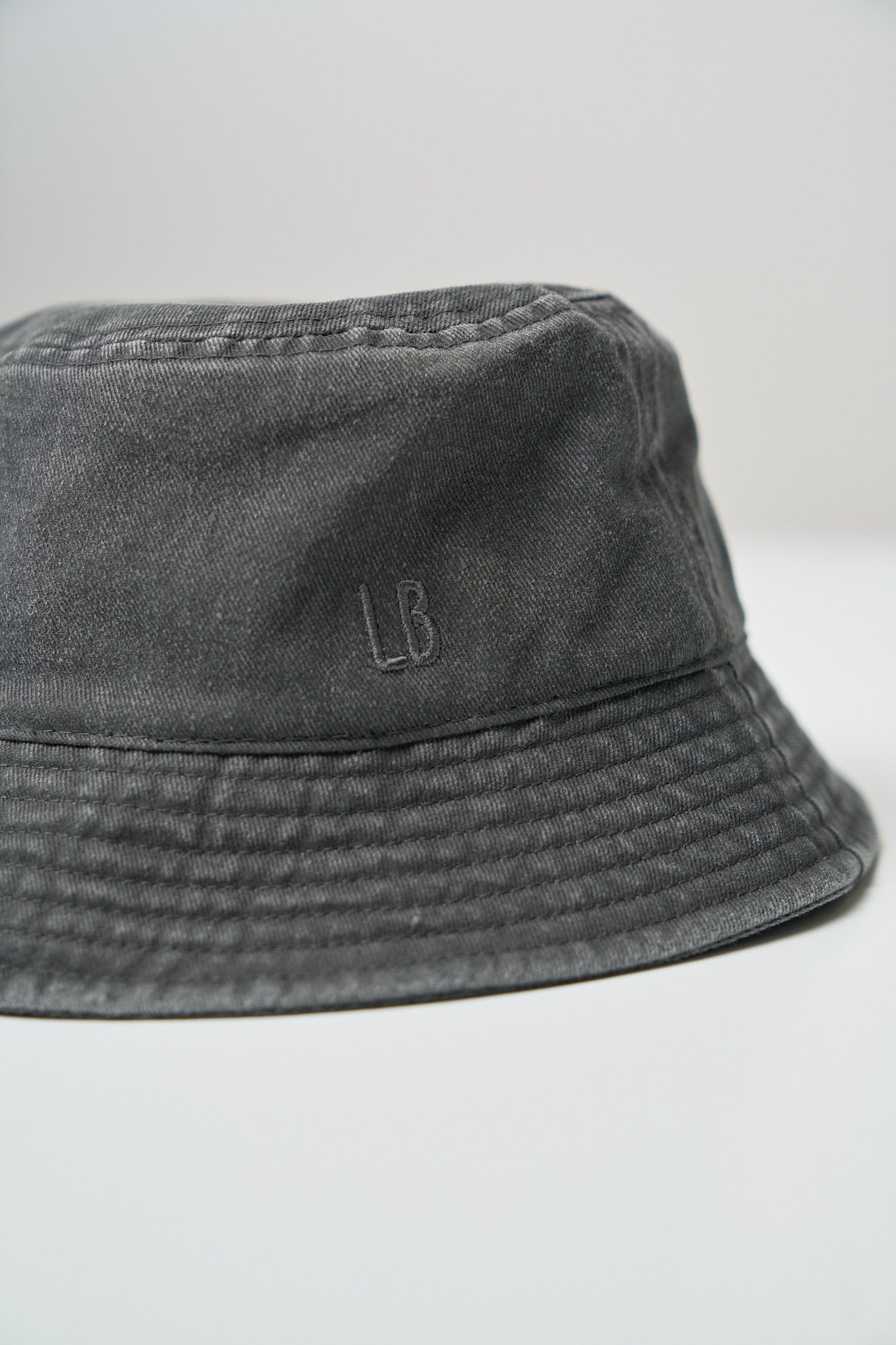 Denim Bucket Hat - Grey Wash - Little Bipsy