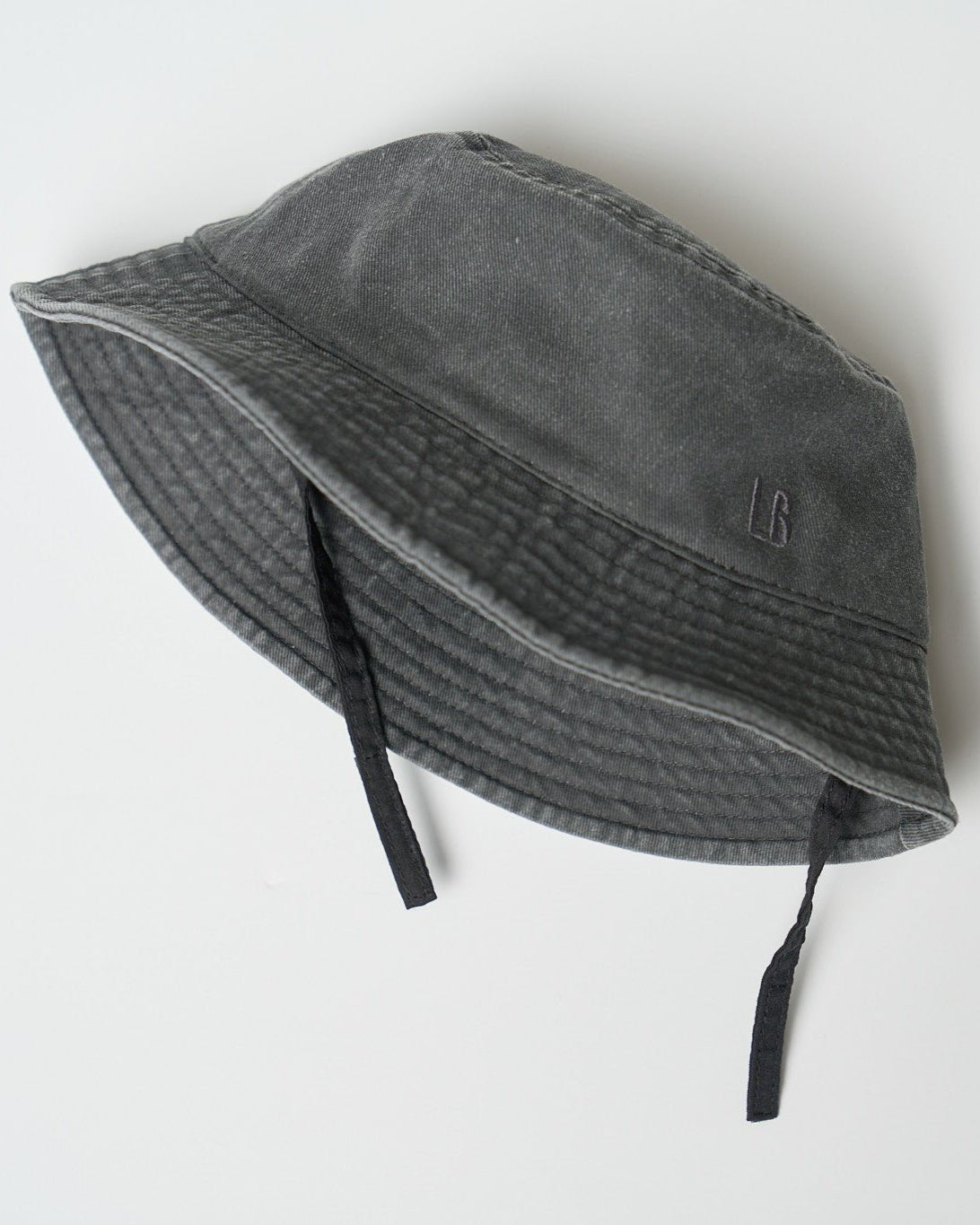 Denim Bucket Hat - Grey Wash - Little Bipsy