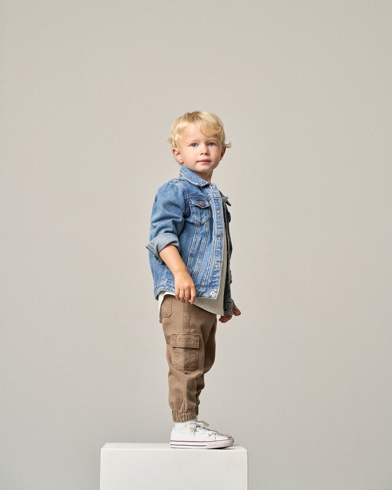 Kids Denim Jacket - Little Bipsy