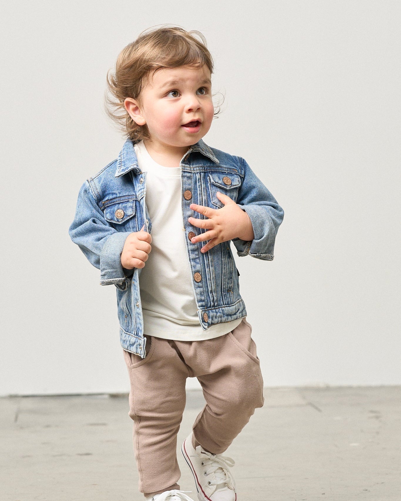 Kids Denim Jacket - Little Bipsy