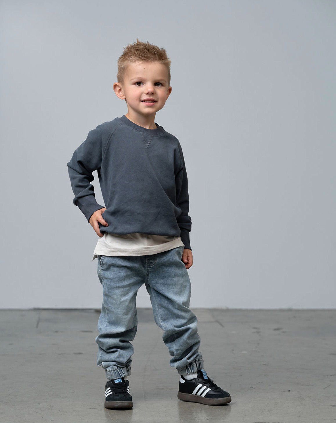 Denim Jogger - Little Bipsy