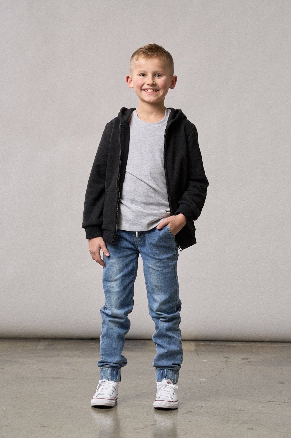 Denim Jogger - Little Bipsy