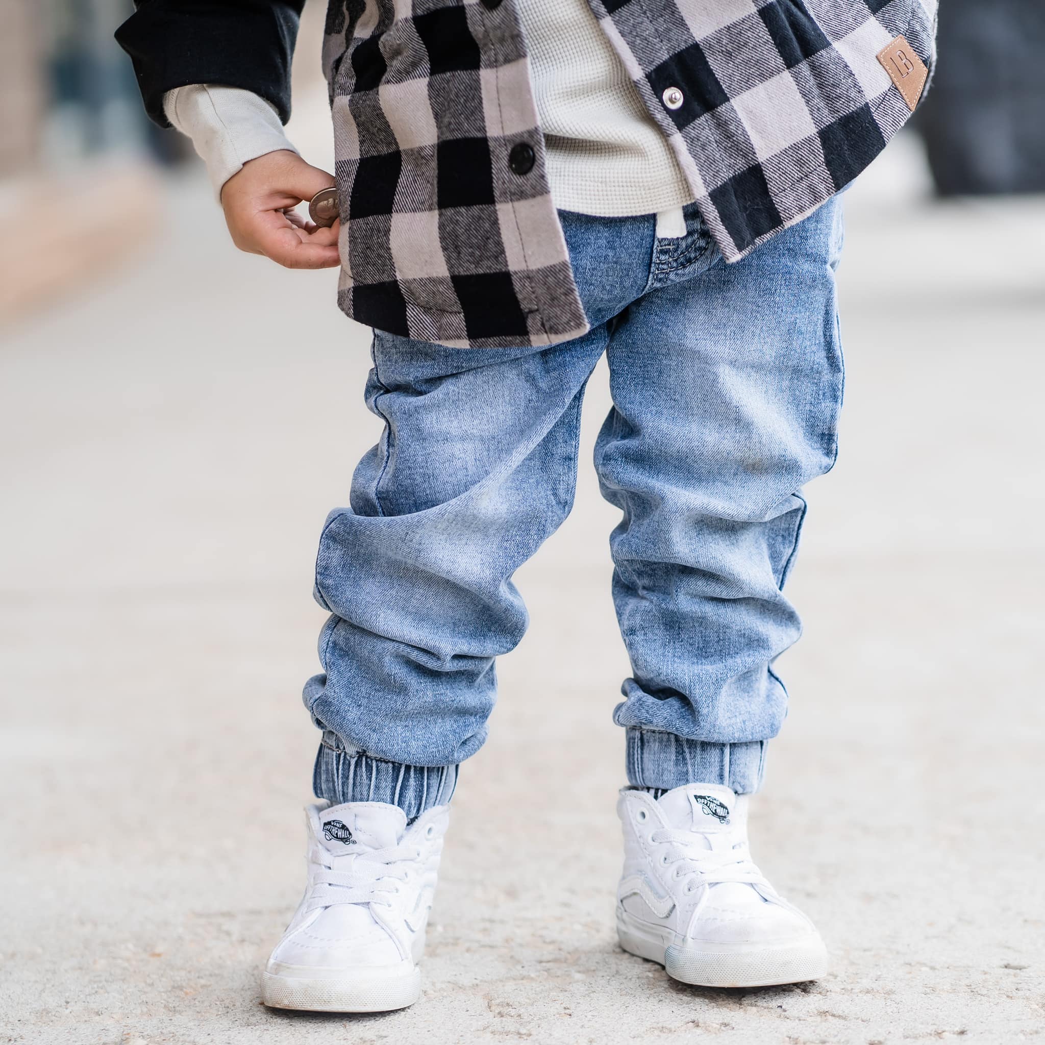 Denim Jogger - Little Bipsy